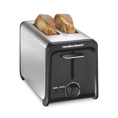 Contemporary slice toaster - 2-slice,