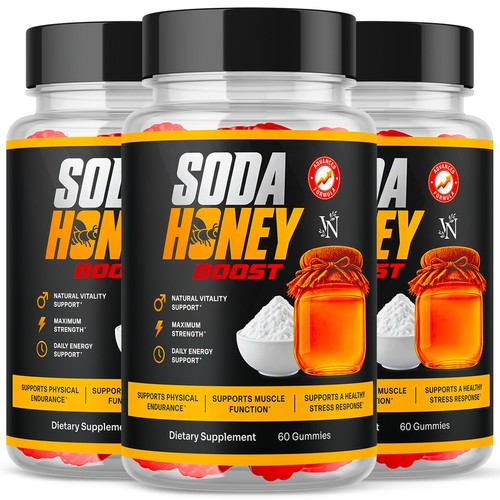 Soda honey boost gummy - boost,